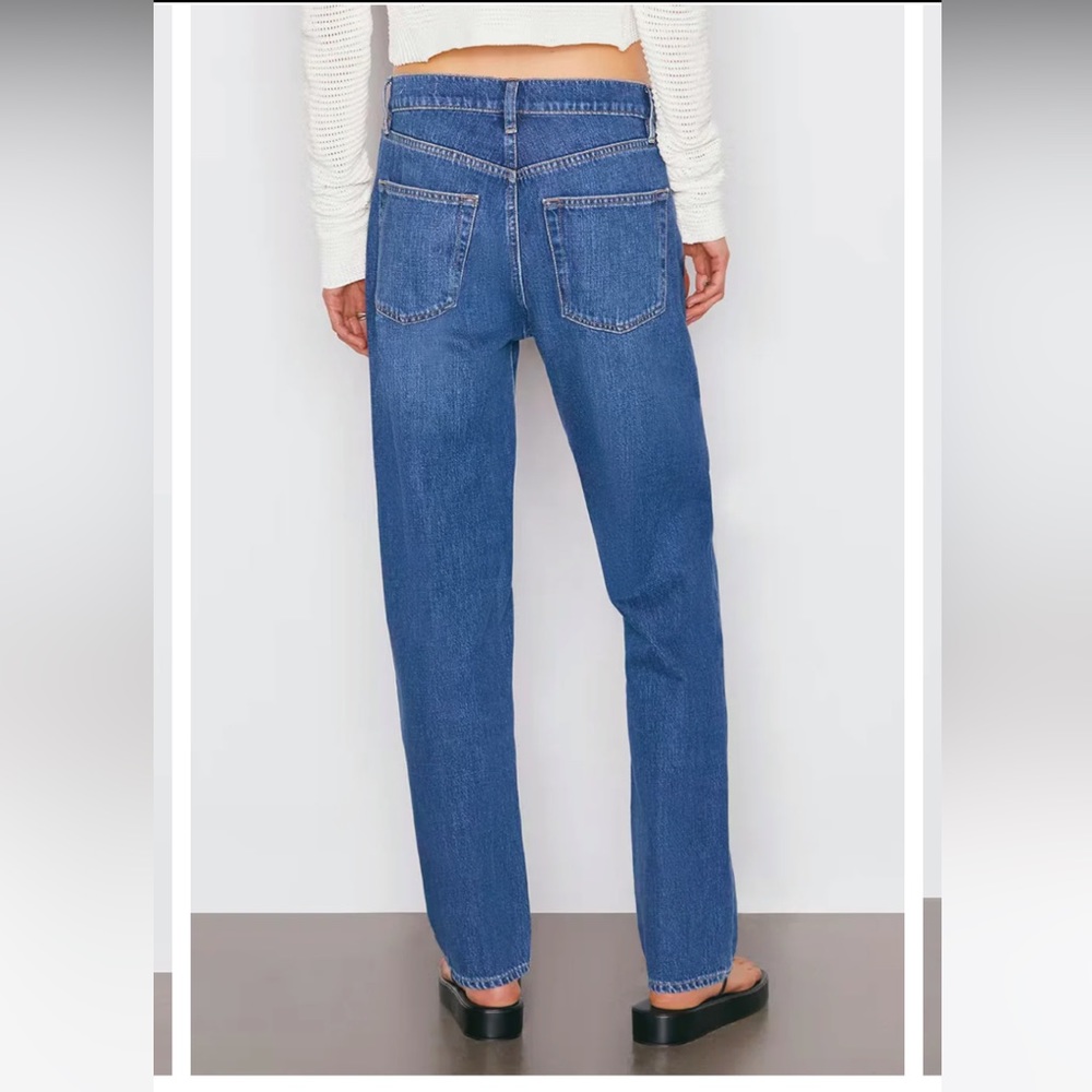 NWT FRAME Denim Le Slouch Seafarer Straight Leg Jean - Picture 3 of 12